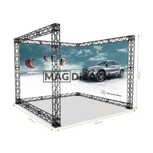 Crown Truss Stand 3 x 270cm x 210cm