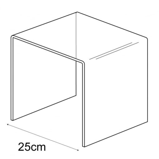 25 Cm Üç Taraflı Stant - Görsel 2