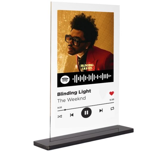 Spotify Siyah Pleksi Ayak - Blinding Light / The Weeknd