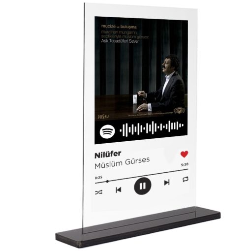 Spotify Siyah Pleksi Ayak - Nilüfer / Müslüm Gürses