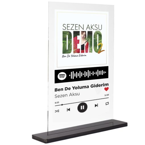 Spotify Siyah Pleksi Ayak - Ben De Yoluma Giderim / Sezen Aksu