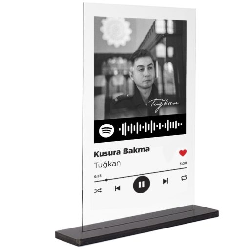 Spotify Siyah Pleksi Ayak - Kusura Bakma / Tuğkan