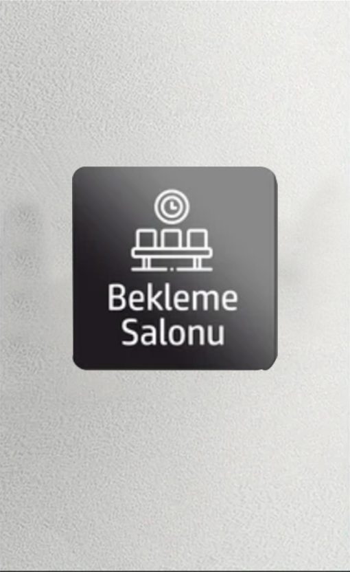 Bekleme Salonu Levhası