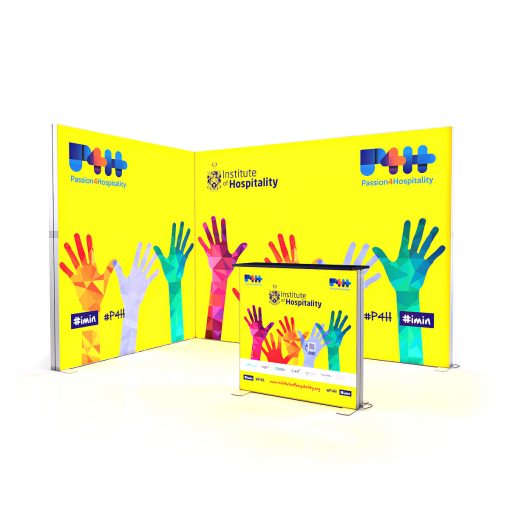 3x2 LED Ledbox Bağlantısız Kumaş Fuar Standı