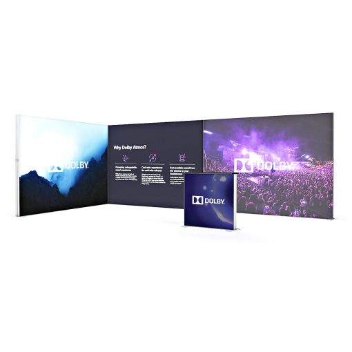 6x3 LED Ledbox Kumaş Sergi Standı