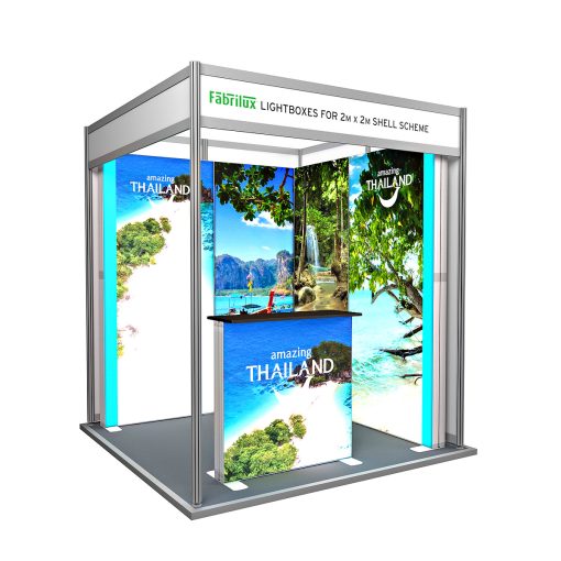 2m X 2m LED Ledbox Modüler Fuar Standı