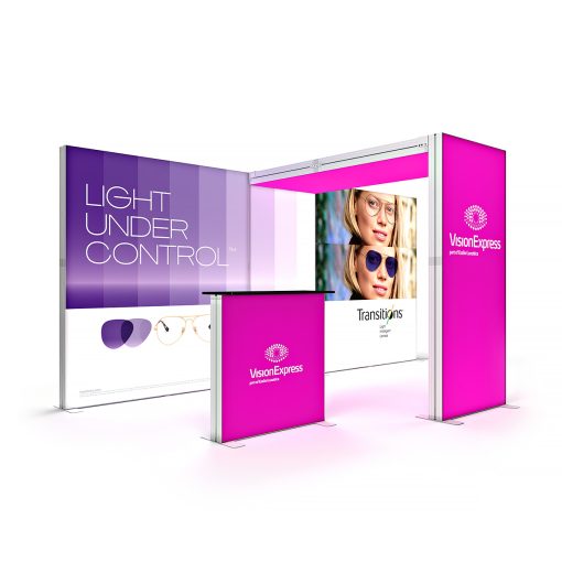Sergi Standı LED Ledbox Tavan Kemeri 5x3