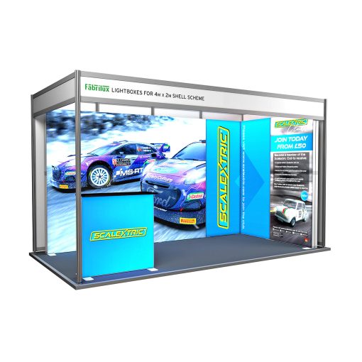 LED Ledbox Modüler Fuar Standı 4m x 2m