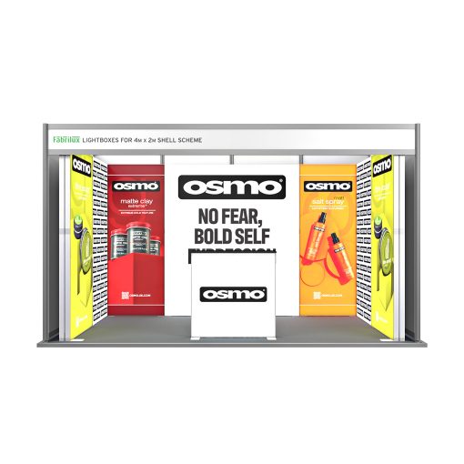LED Ledbox U Şeklinde Sergi Standı