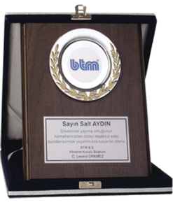 Ahşap Plaket