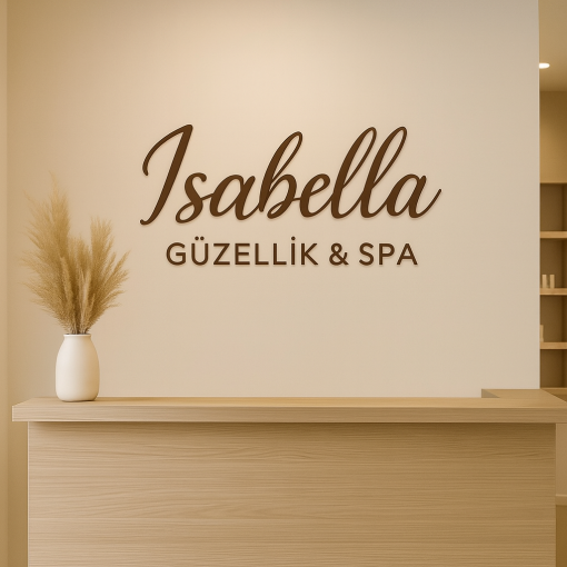 Özel Akrilik Logo Tabelası, Salon, Spa, Ofis veya Resepsiyon için İşyeri Duvar Yazısı