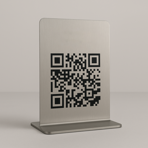Metal QR Karekod Menü Standı 10'lu - Görsel 3