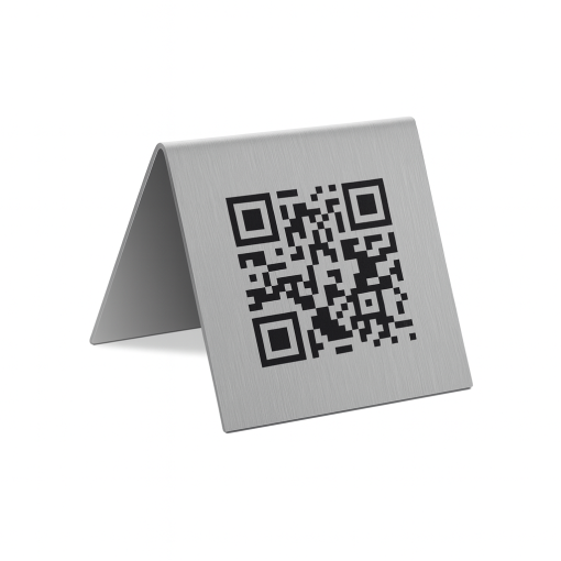 Metal QR Karekod Menü Standı 10'lu