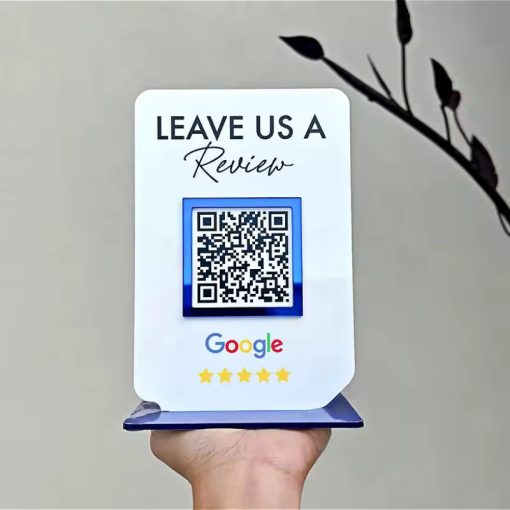 Mini QR Kod Ekran Tabelası İnceleme Tabelası QR Kod İş Tabelası Google İnceleme Plakası Küçük İşletme Pazarlama Tabelası - Görsel 4