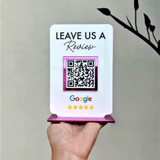 Mini QR Kod Ekran Tabelası İnceleme Tabelası QR Kod İş Tabelası Google İnceleme Plakası Küçük İşletme Pazarlama Tabelası - Görsel 5