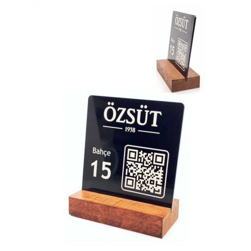 QR Kod Menü Levhası 10'lu