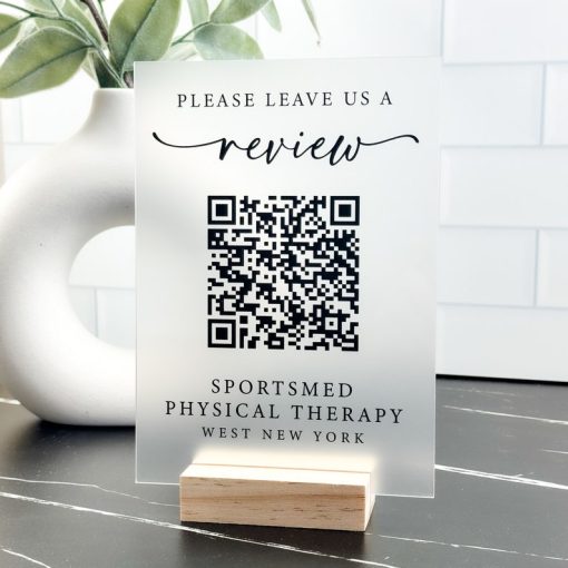 Kişiselleştirilmiş İşletme Yorum Bırak Tabelası, QR Kodlu Google Yorum Tabelası - Görsel 2