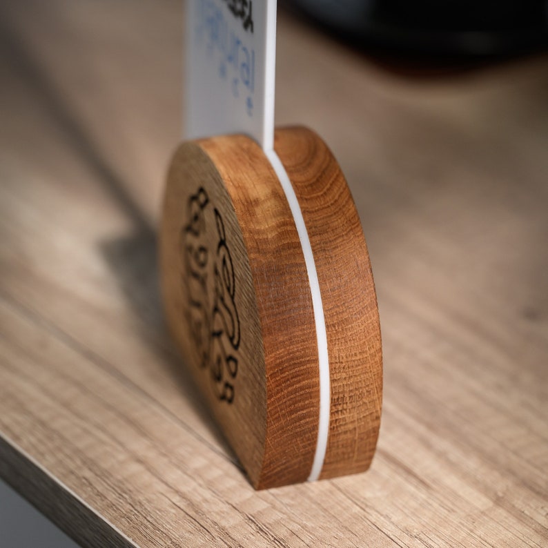 Logolu Kişiselleştirilmiş Akrilik QR Menü Standı, QR Menü Tutucu, Restoran Menü Standı, Özel Tasarım Akrilik Tabela - Görsel 2